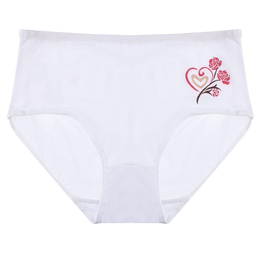 Трусы женские макси с принтом, р.50-52, 95% хлопок, 5% спандекс, Cotton #6001 - #9