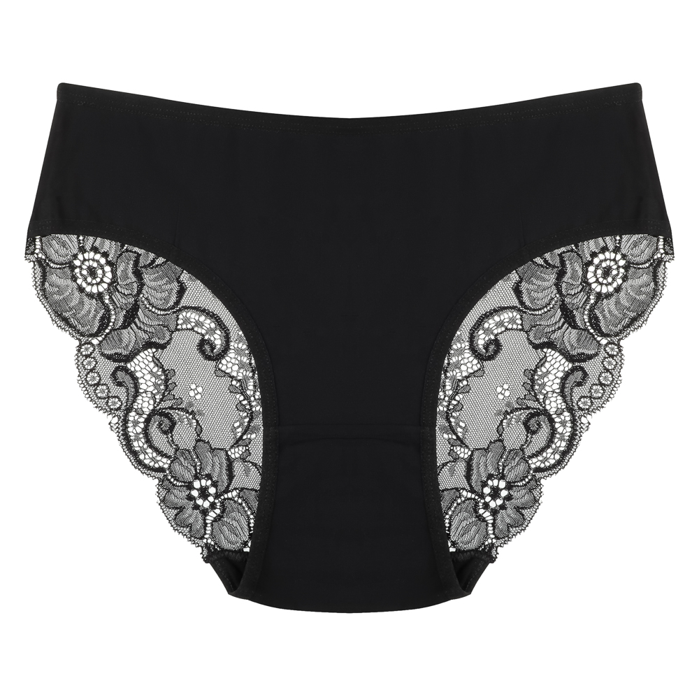 Трусы женские с кружевом, р.50-52, 95% хлопок, 5% спандекс, Cotton #9922 - #11