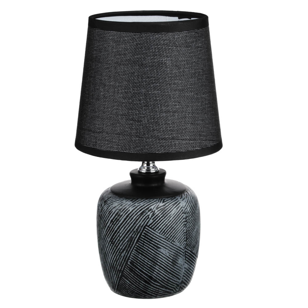 FORZA Лампа настольная, E14, 27,5см, 40 Вт, 220В, керамика, текстиль, 3 цвета - #1