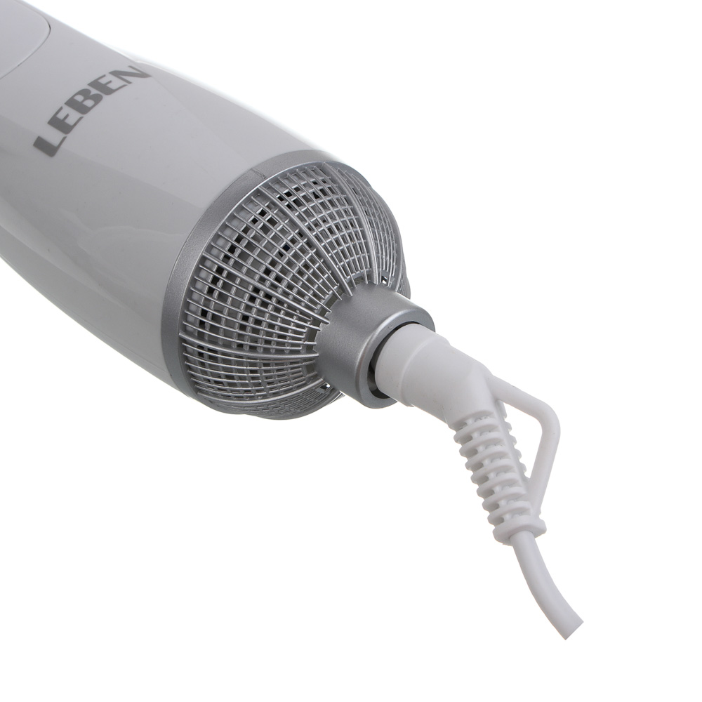 LEBEN Фен-щетка для волос, 1000Вт, 3 темп.реж., 2 насадки - #10