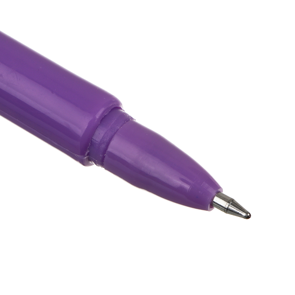 Ручка шариковая-антистресс синяя, верх в форме смайлика на пружине, 19,5см, пластик - #4