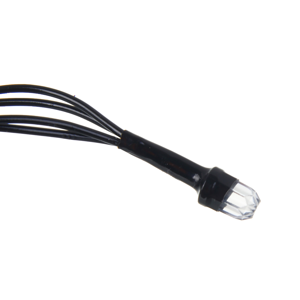 СНОУ БУМ Гирлянда эл. вьюн 10м, 100LED, "Алмазная" насадка, белый, 8 режимов, ПВХ черный, 220В - #2