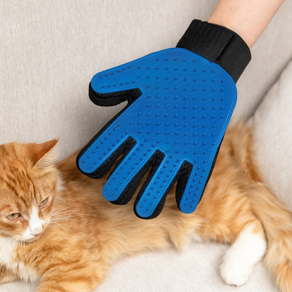 VETTA Перчатка-щетка для домашних животных, нейлон, ТПР, 23х16,5 см - #23