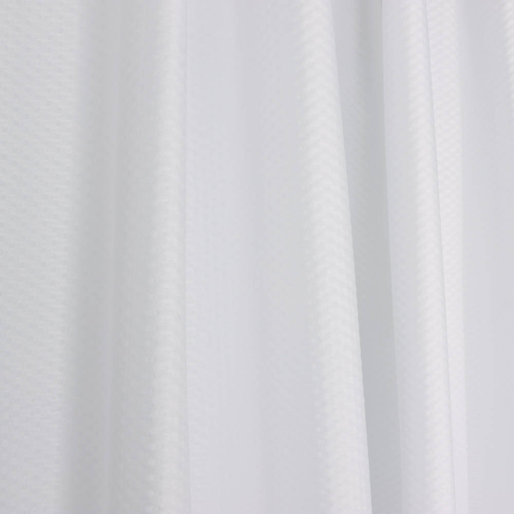 Штора для ванной 180Х200см EMBO, белый, полиэстер, SWC-95-63-WHT - #2