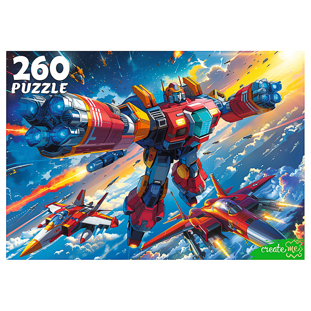 ПАЗЛЫ 260 элементов, 27,3х37,4x27,3см, 6 дизайнов - #3