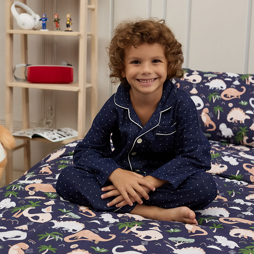 PROVANCE Basic Комплект постельного белья 1,5 (3 предмета), бязь, 100% хлопок, динозавры - #16