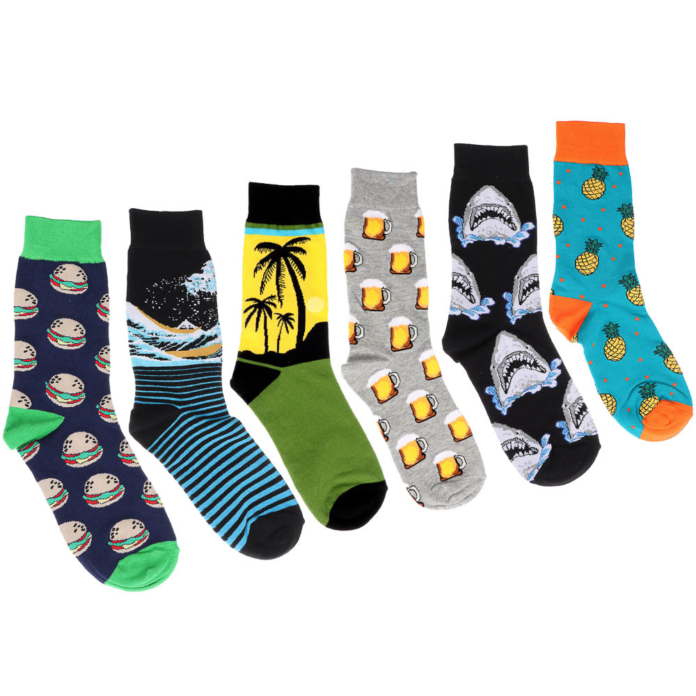 GALANTE Носки фантазийные, р.25-27, 80% хлопок, 20% эластан, разноцветные, #15 - #3