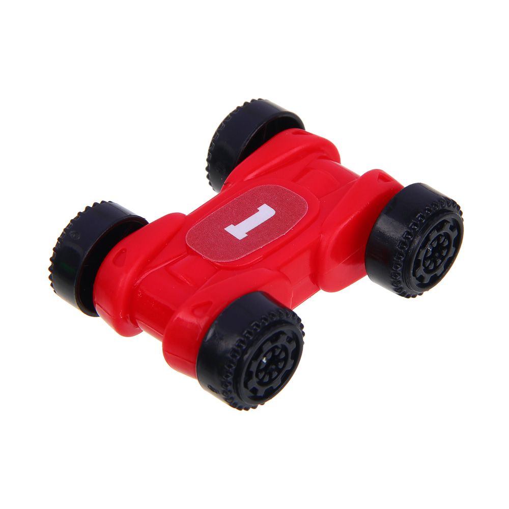 ИГРОЛЕНД Автотрек "Гонки", пластик, 4 машинки, 21,5х22х5 см - #12