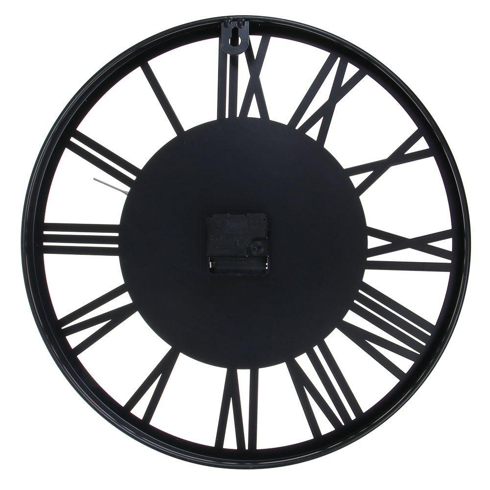 LADECOR CHRONO Часы настенные, круглые, 40x40x3,5 см, металл, МДФ, цвет черный - #3