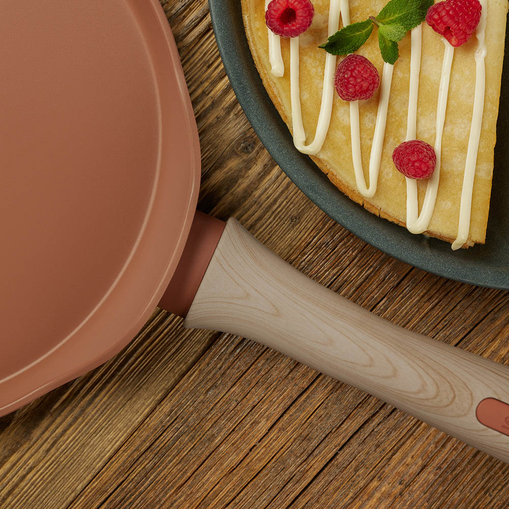 SATOSHI Комбелло Сковорода литая блинная d24см, антипригарное покрытие, индукция - #14