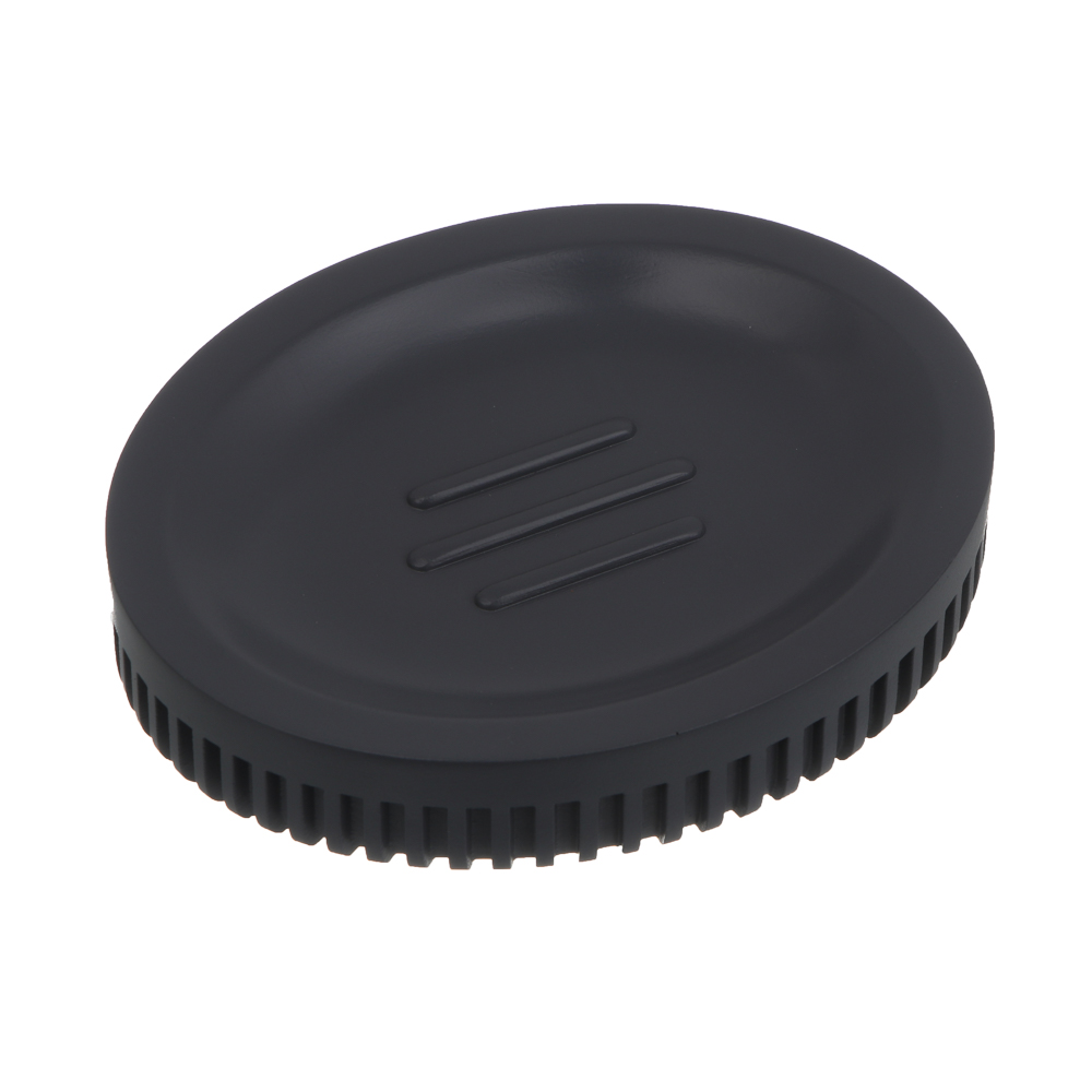 Мыльница тм VETTA Модена, полирезин, серый, 10x8x2см - #1