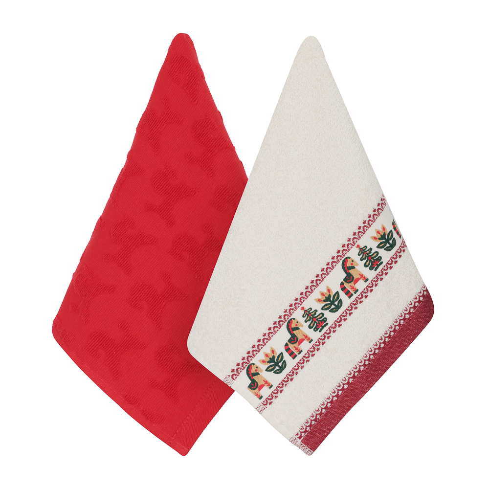 PROVANCE Щелкунчик Полотенце махровое с лентой, 30х50см, 100% хлопок, 2 дизайна - #2