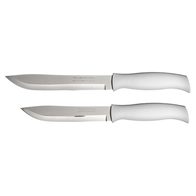 Кухонный нож 18 см Tramontina Athus, белая ручка, 23083/087 - #5