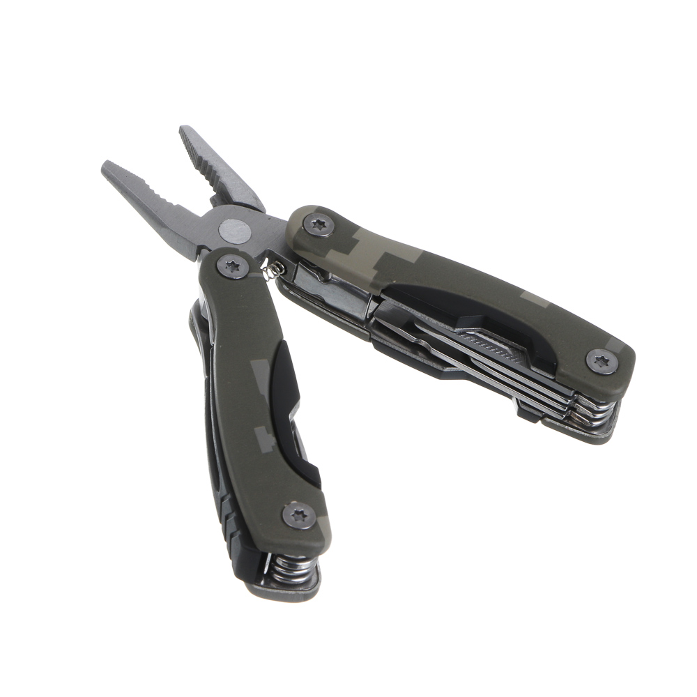 Мультитул многофункциональный тм BY Русские Супергерои, 15 функций, нержавеющая сталь, 9,9 см - #6