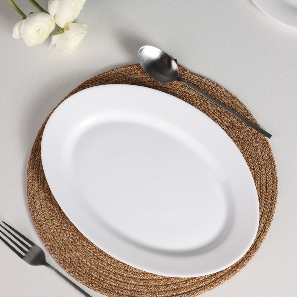 MILLIMI Белана Блюдо овальное, опаловое стекло, 30,5см - #5