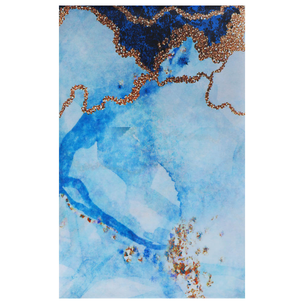 BY Шторка для ванной, полиэстер, 180x200см, итал.мрамор полноцвет, прозрач.кольца, "Эквилиб", 3 диз. - #3