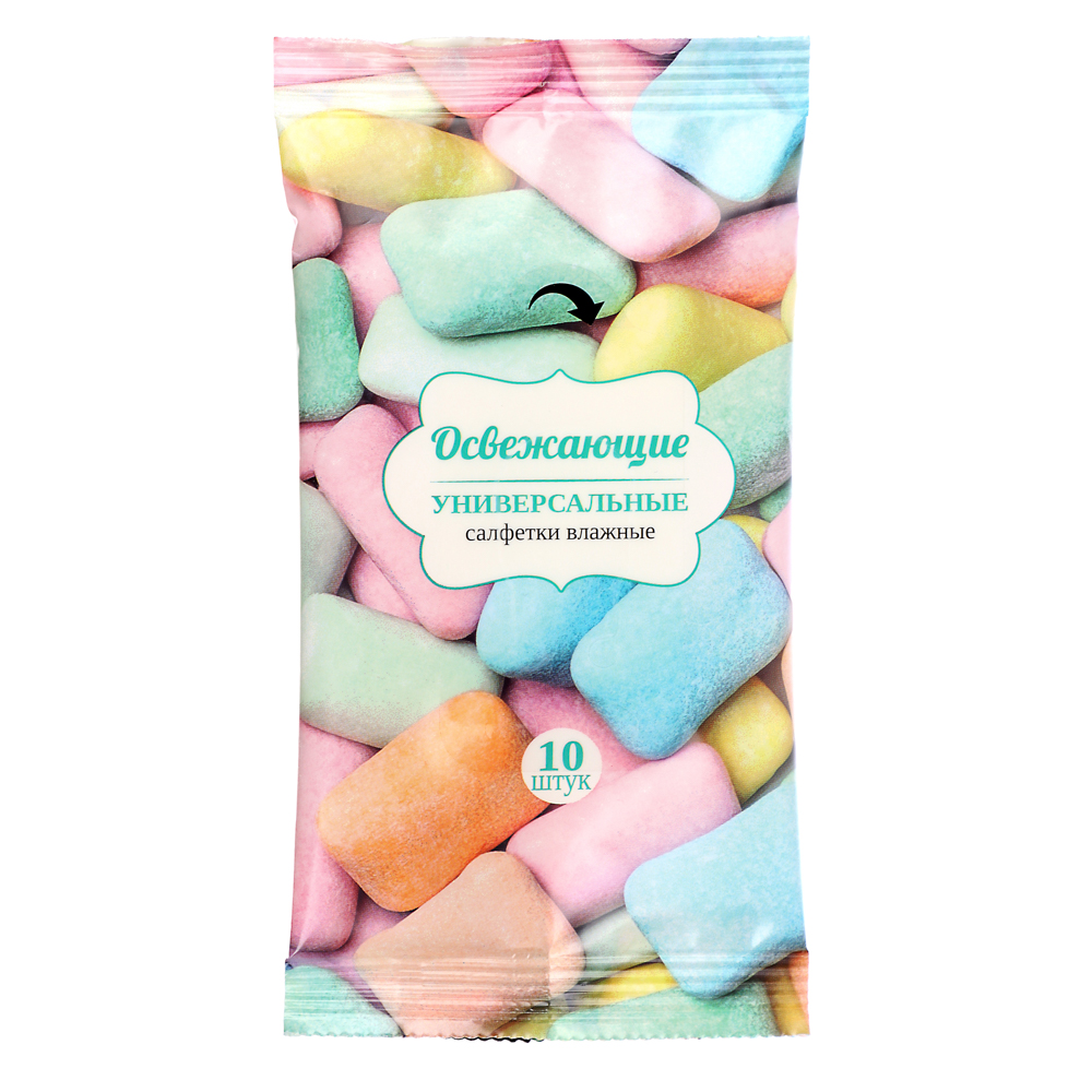 Салфетки влажные универсальные освежающие, 10 шт - #2