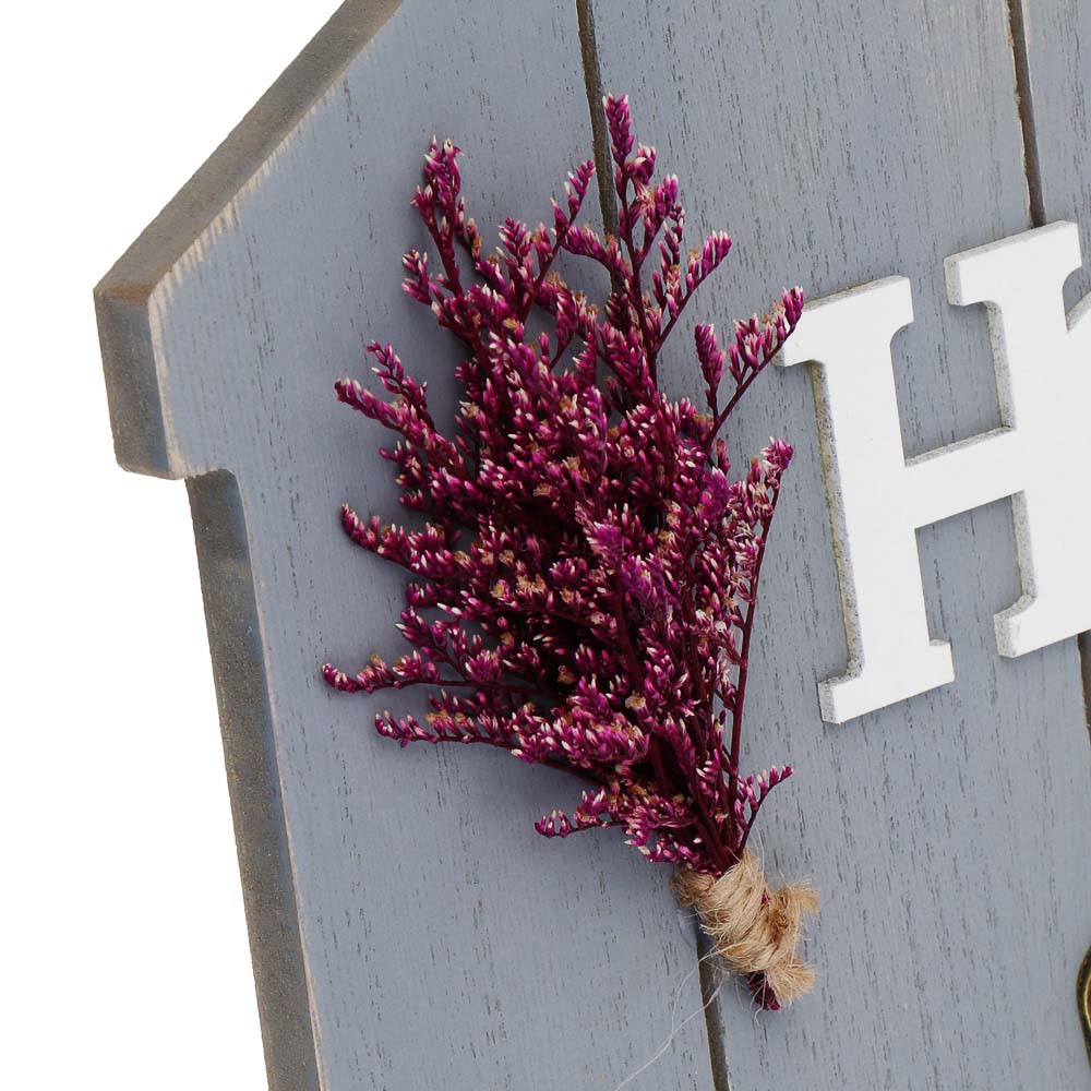 Ключница открытого типа, 3 крючка, 23x21см, МДФ, металл, 2 вида - #4