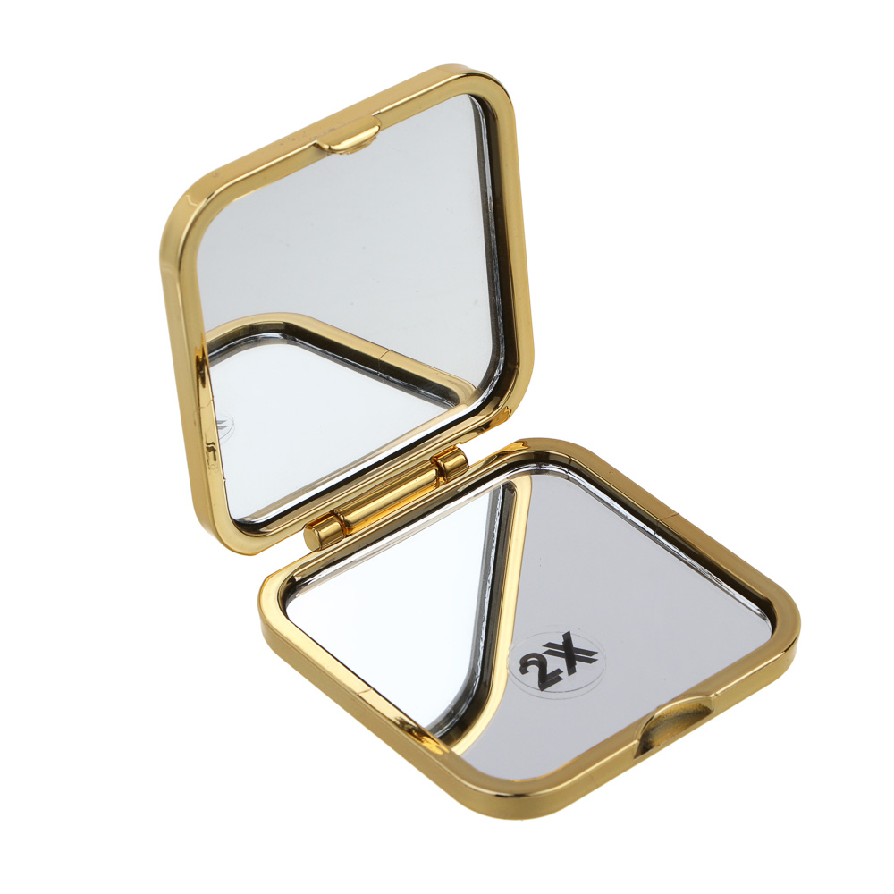 ЮНИLOOK Мирикл Зеркало карманное складное, зум х1, х2, пластик АБС, стекло, 6,3x6,3см, 3 цвета - #3