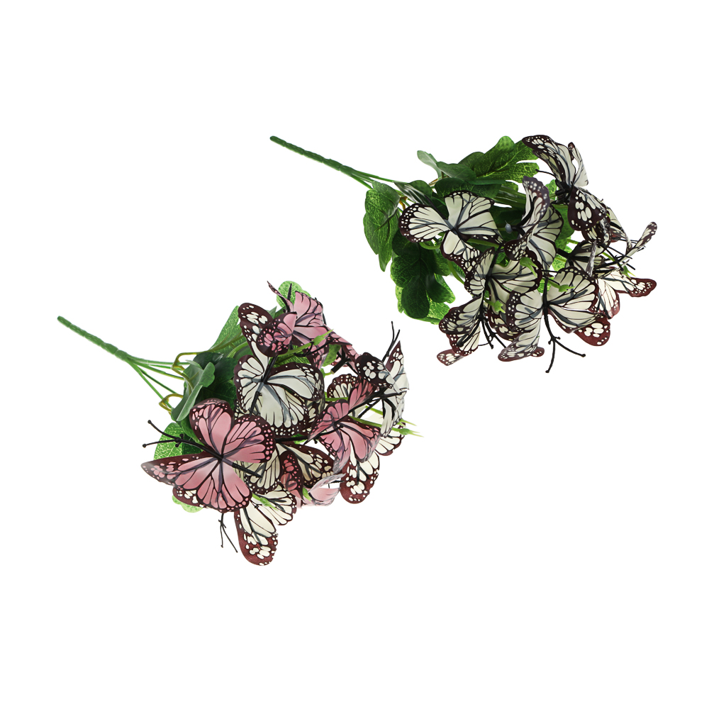 Букет искусственный тм LADECOR бабочки, 28 см - #1