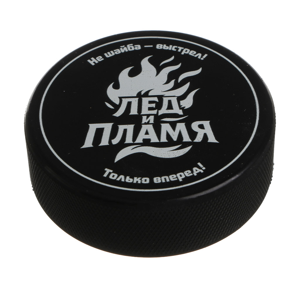 BY SPORT Шайба хоккейная с принтом, взрослая, 7.5х2.5см, резина - #2