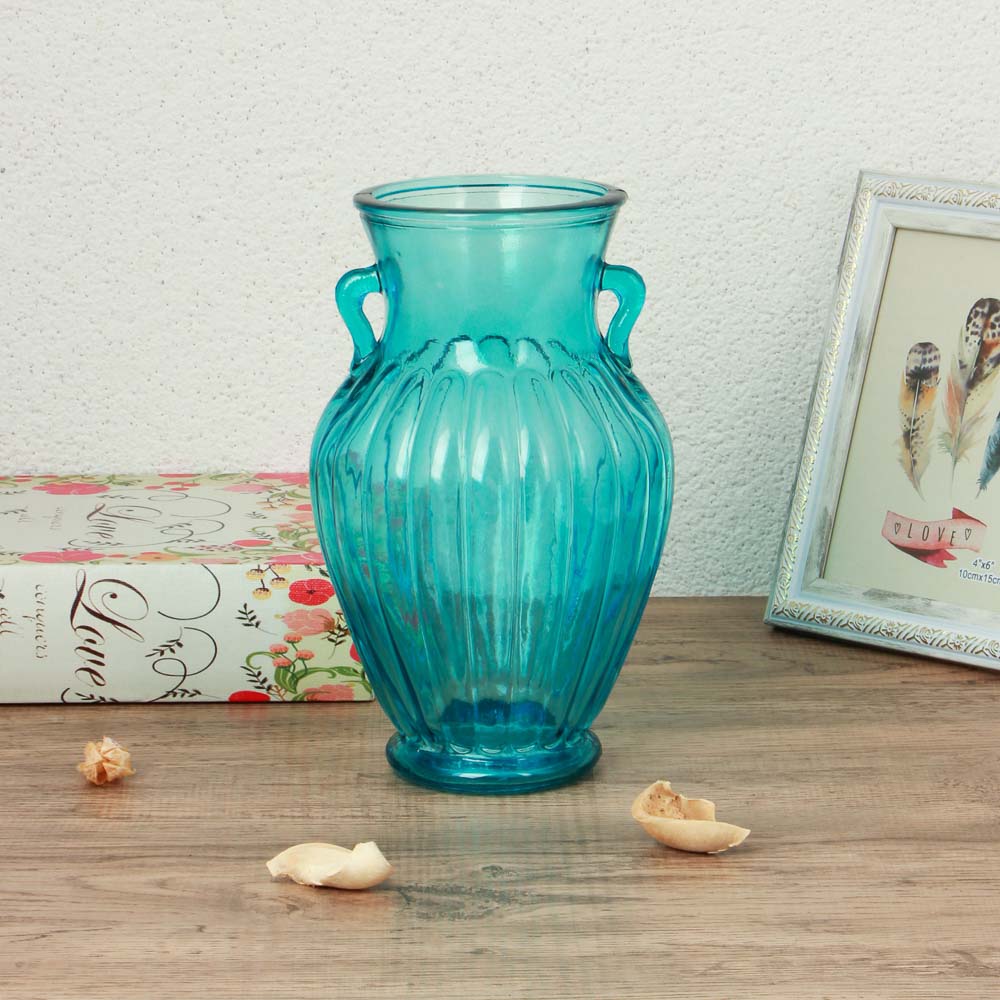 Ваза стеклянная, декоративная "Богиня", 20см, 3 цвета - #2