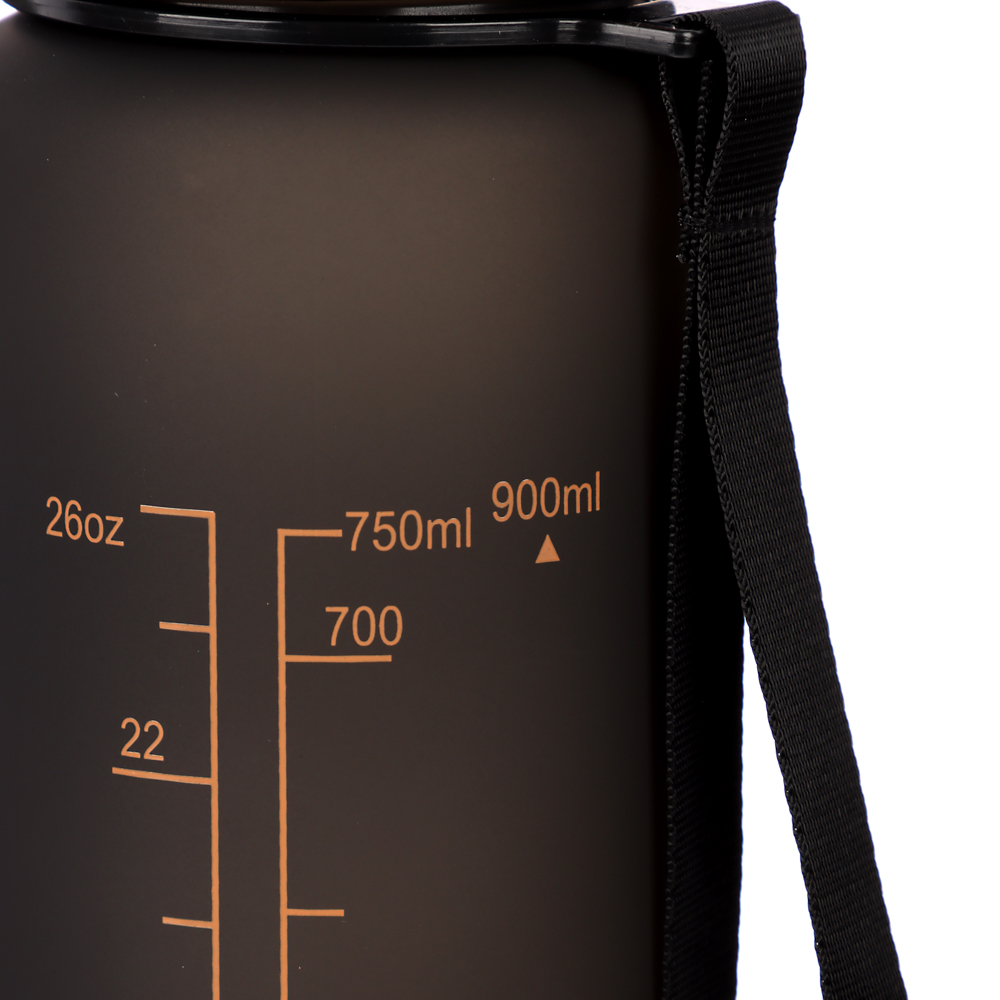 SILAPRO MAX Бутылка спортивная с замком, BLACK, 900мл, PC - #9