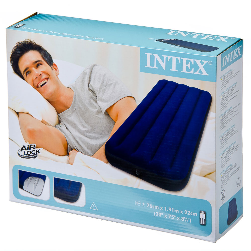 Матрас надувной intex classic downy