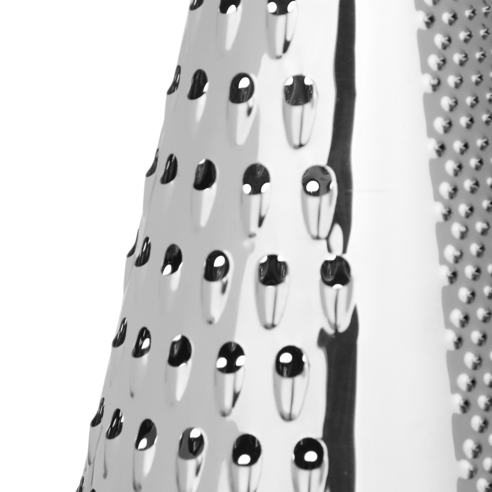 Терка 3-х сторонняя тм VETTA 25см, нерж.сталь, пластик. ручка - #6