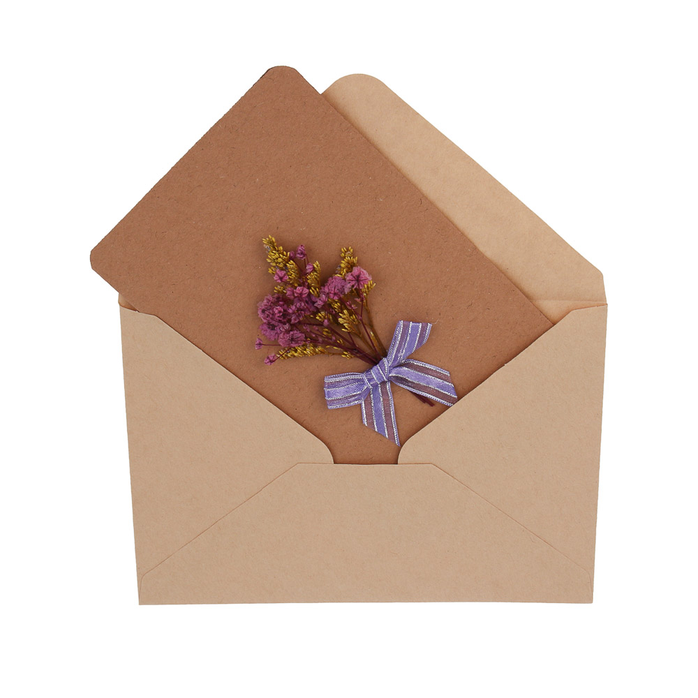 Открытка, 9,5x15 см, бумага, 6 дизайнов - #6