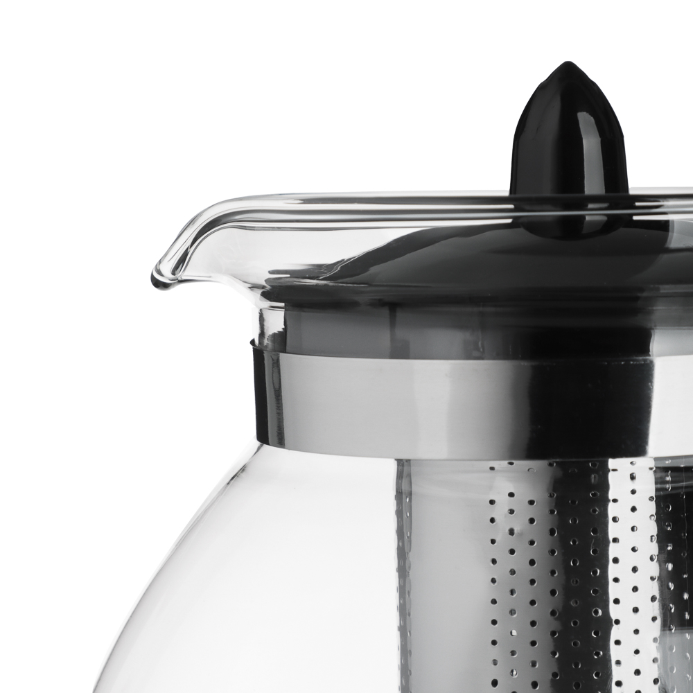 VETTA Классик Чайник заварочный 1,5л, стекло, нерж.сталь - #2