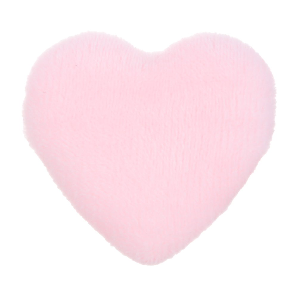 ЮНИLOOK Спонж-пуховка в виде сердца, 2 шт, полиэстер, ППУ, 4,5х4,7см, 3 цвета - #4