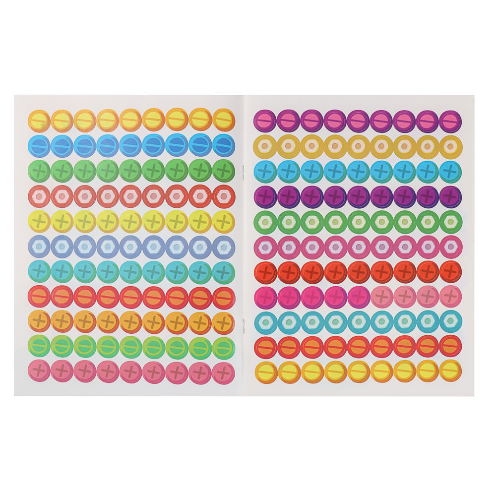 Книжка "Мои первые развивающие наклейки", 19,5х25,5 см, 8 стр., 5 дизайнов - #19