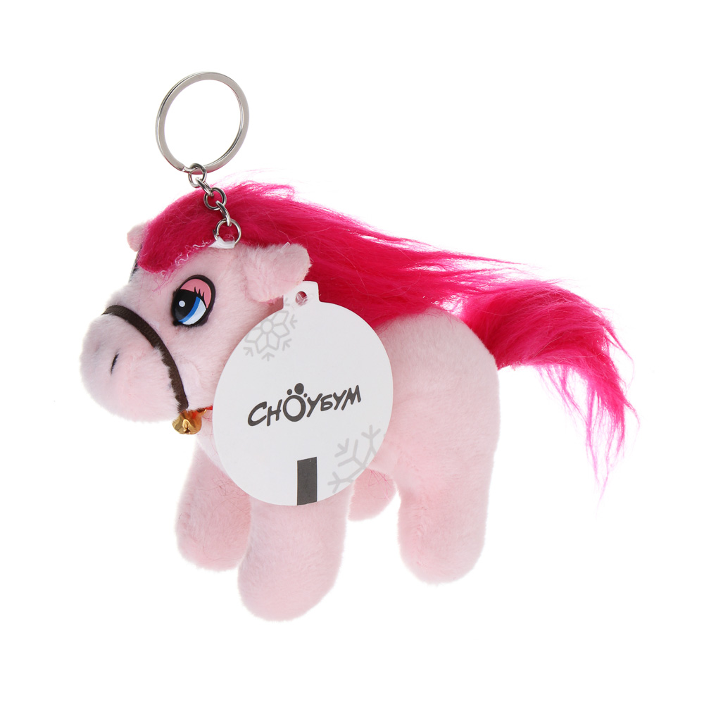 СНОУ БУМ Мягкий сувенир Лошадка 13x14x5 см, полиэстер, 3 дизайна - #5