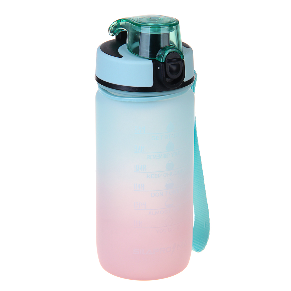 SILAPRO MAX Бутылка спортивная с замком, LOTUS-EGGSHELL BLUE, 550мл, РС - #2