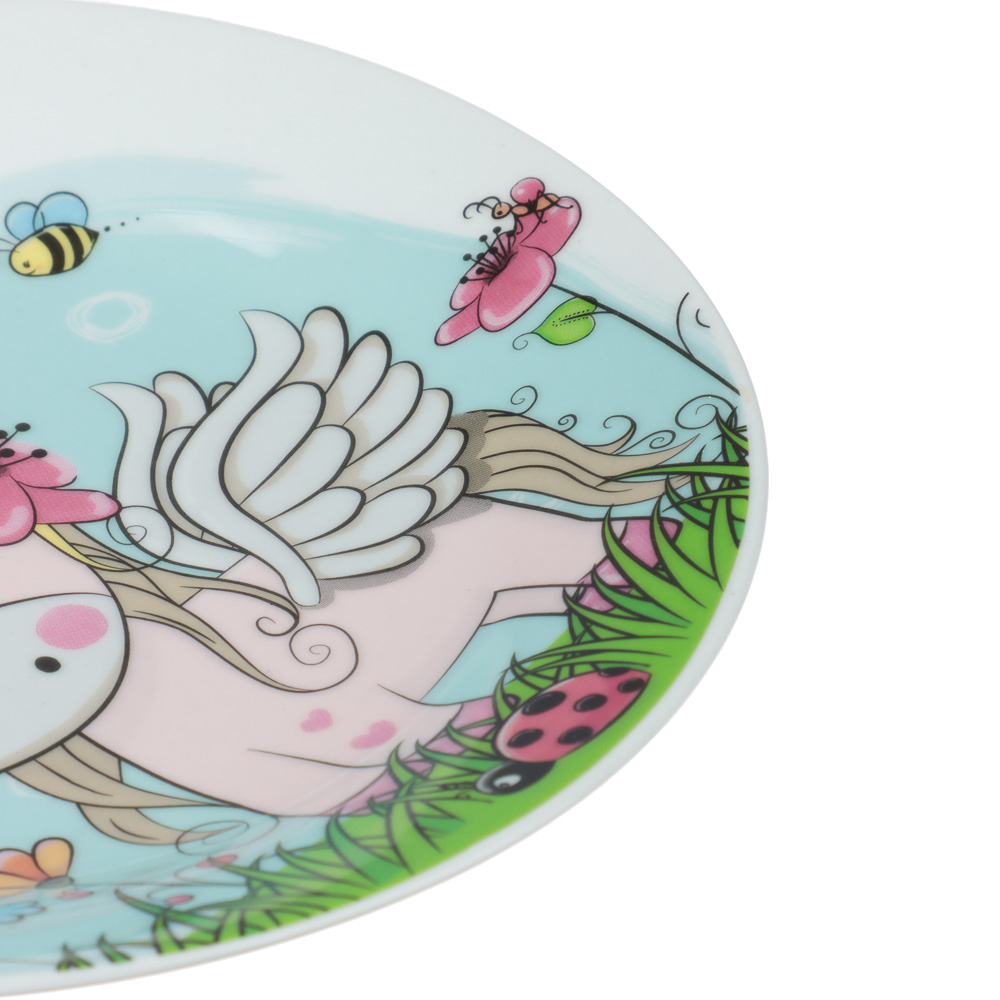 Набор посуды 3пр, тм MILLIMI Единорог, фарфор - #4