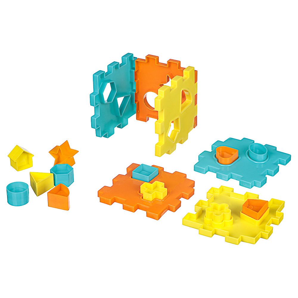 ИГРОЛЕНД Конструктор игрушка для детей 3+ 10,5x10,5x10,5см, пластик - #3