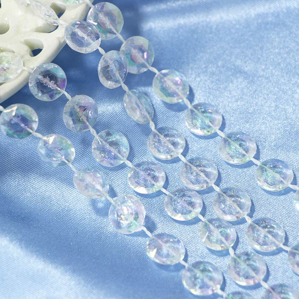 СНОУ БУМ Бусы декоративные 1x270 см, прозрачный, 26-569 - #7