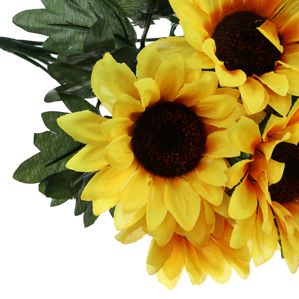 Букет искусственных цветов тм LADECOR подсолнухи, длина 40 см - #2