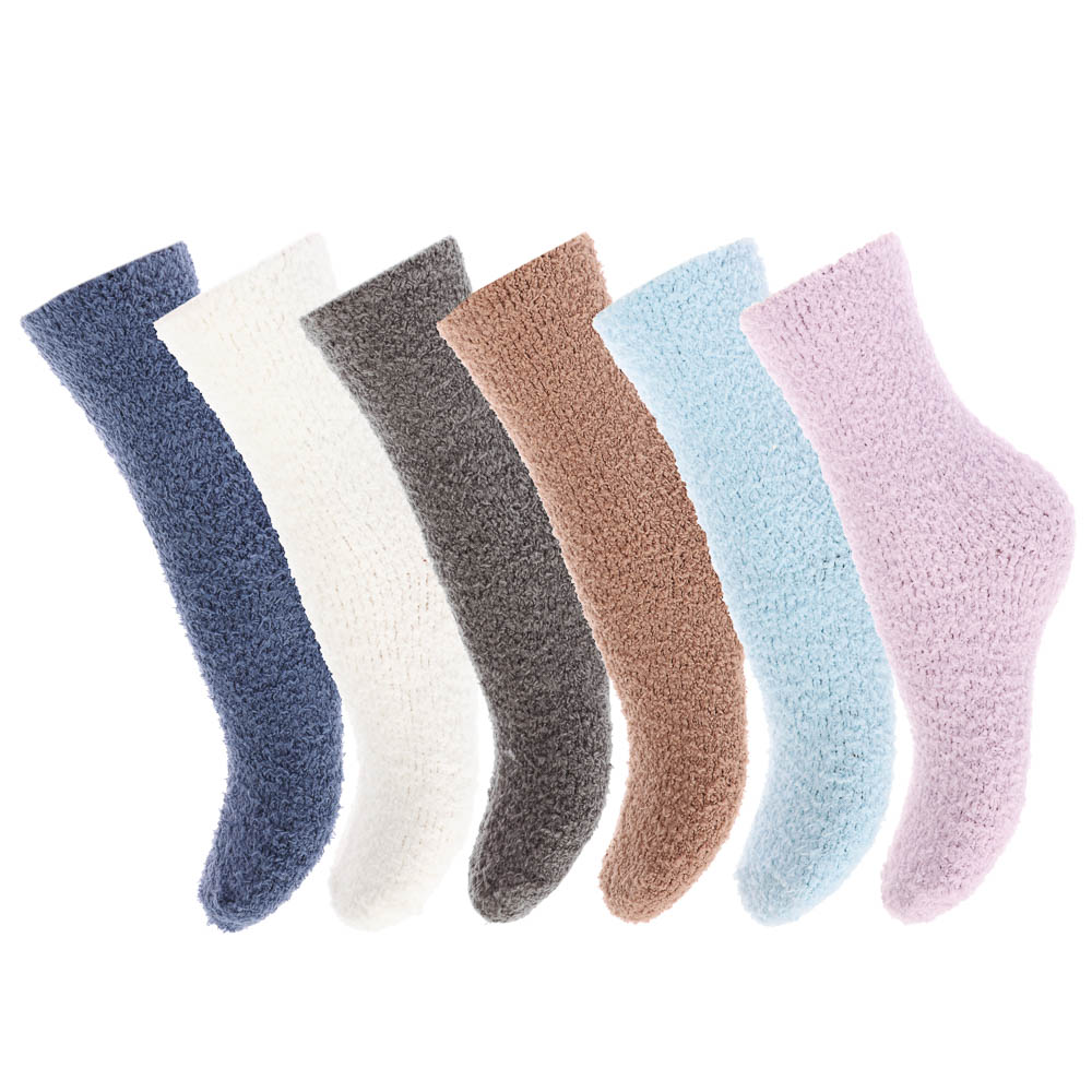 Носки женские домашние "уютные", тм RS, 98% полиэстер, 2% спандекс, р. 36-39, RSJ - #1