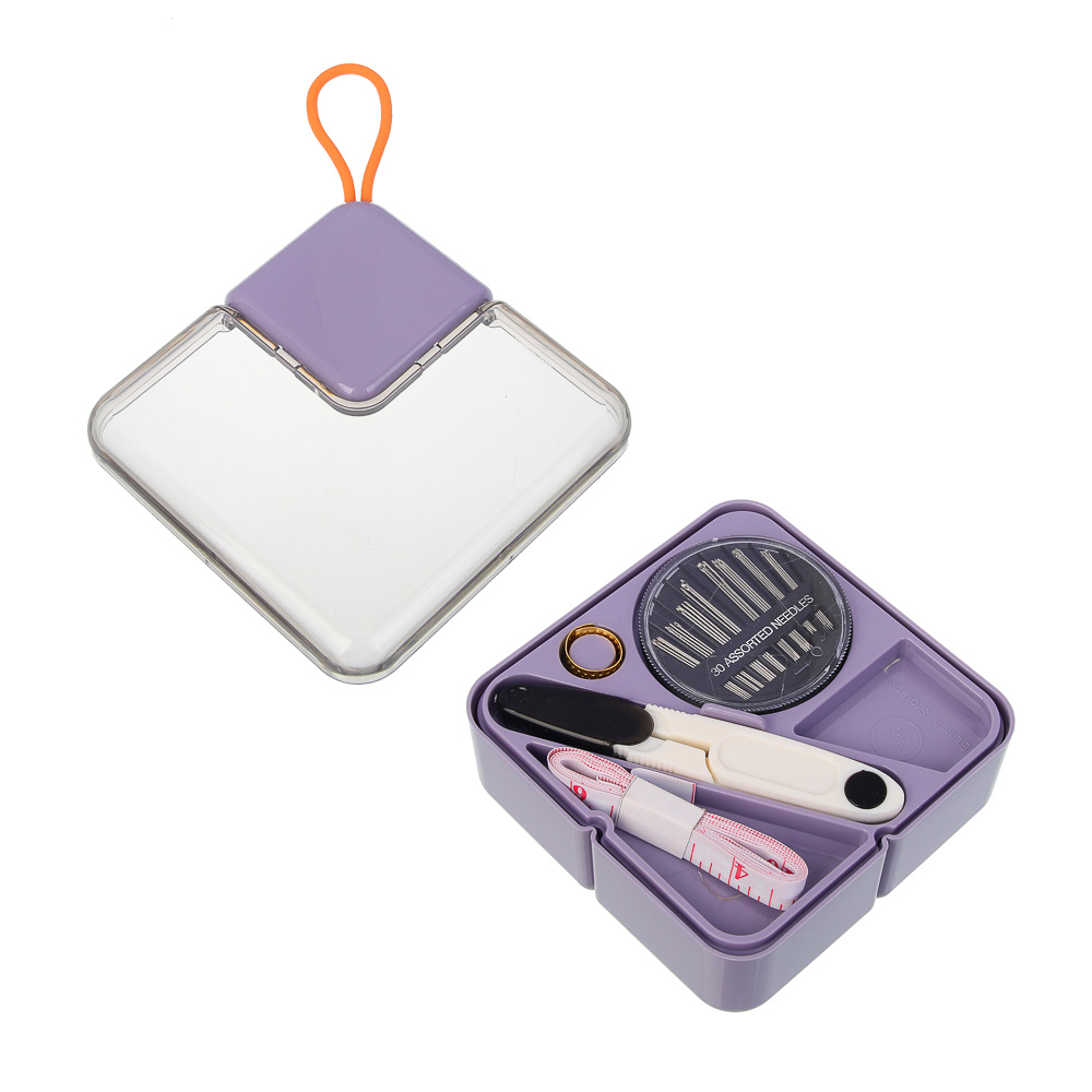 Набор швейных принадлежностей, 21 предмет, АБС, 11,7х5,6см, 4 цвета - #5