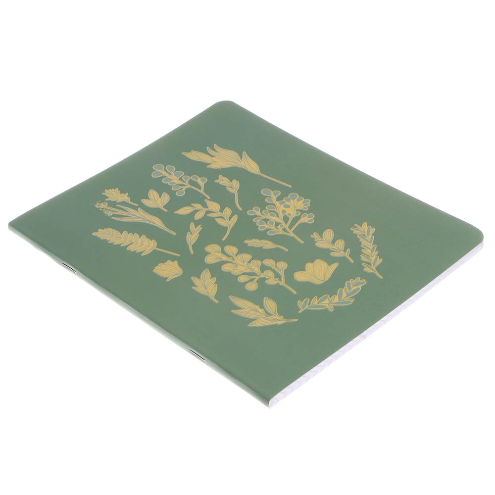 Тетрадь общая "Botanica", формат А5, 48л. в клетку, на скобе, скругленные углы, в ассортим. - #12