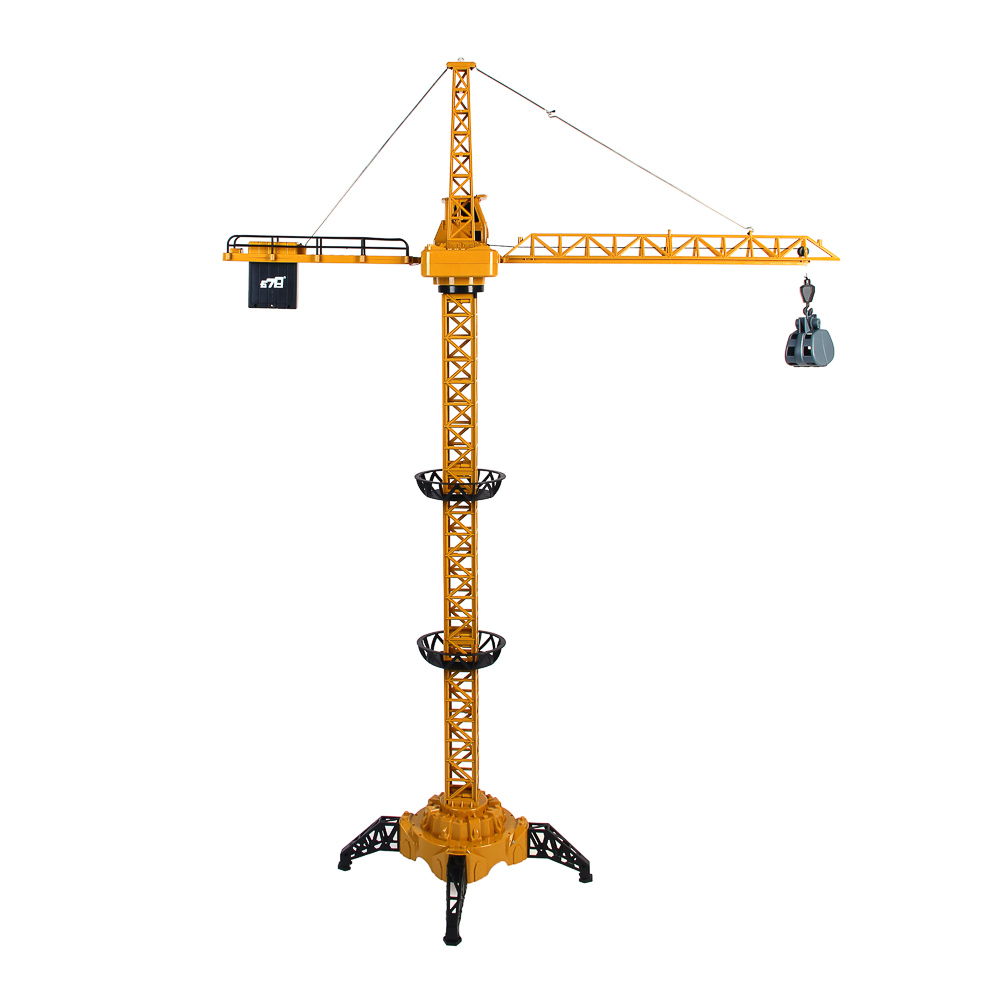 ИГРОЛЕНД Кран радиоуправляемый, 4-х канальный, свет, АКБ, USB, 2хАА, ABS, 41х21,5х18 см - #5