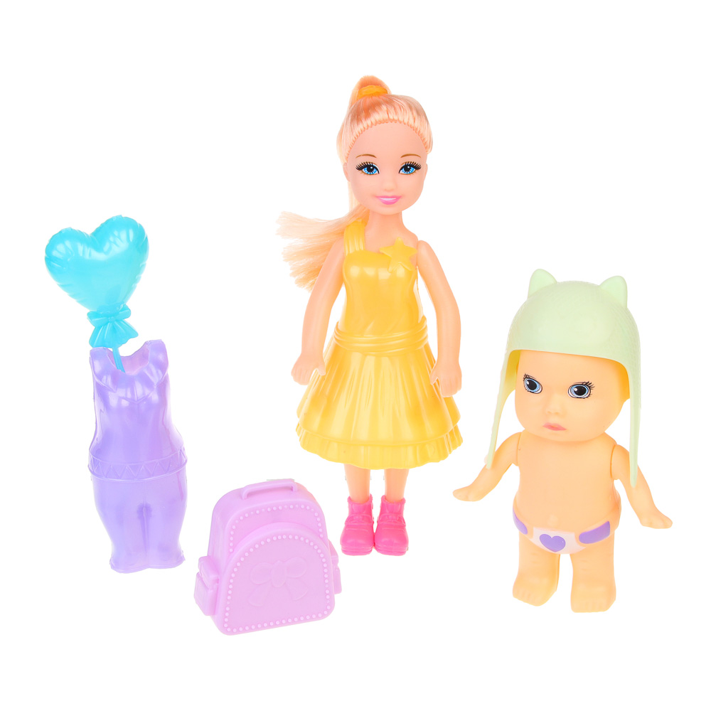 ИГРОЛЕНД Кукла с аксессуарами, в пакете, PP, PVC, ABS, 22,1х5х22,5 см - #4
