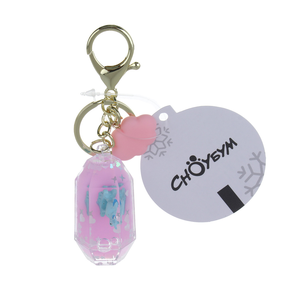 СНОУ БУМ Брелок "Лошадка-Единорог", 2,5x5,5см, акрил, полистоун, металл, 4 дизайна - #4