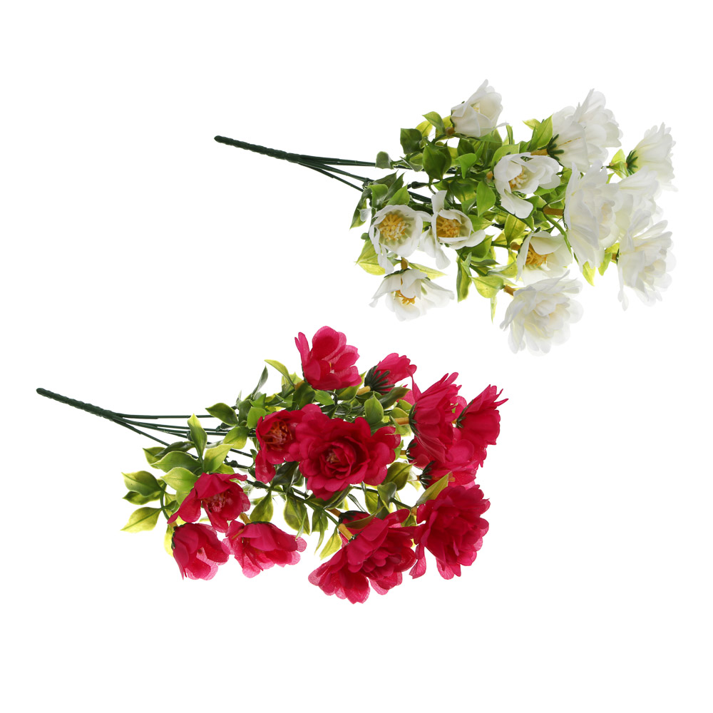 Букет искусственных цветов тм LADECOR хризантема, длина 35 см - #1