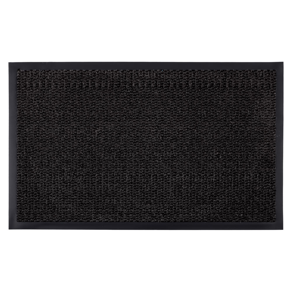 VETTA Коврик придверный Сатурн 50х80 см, ПВХ, полипропилен, 2 цвета: серый / коричневый - #1