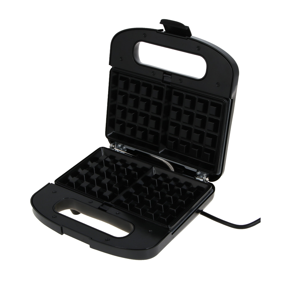 LEBEN Мультипекарь 3-в-1, 1000 Вт, 3 съёмных панели (орешки, венские вафли, гриль) - #4