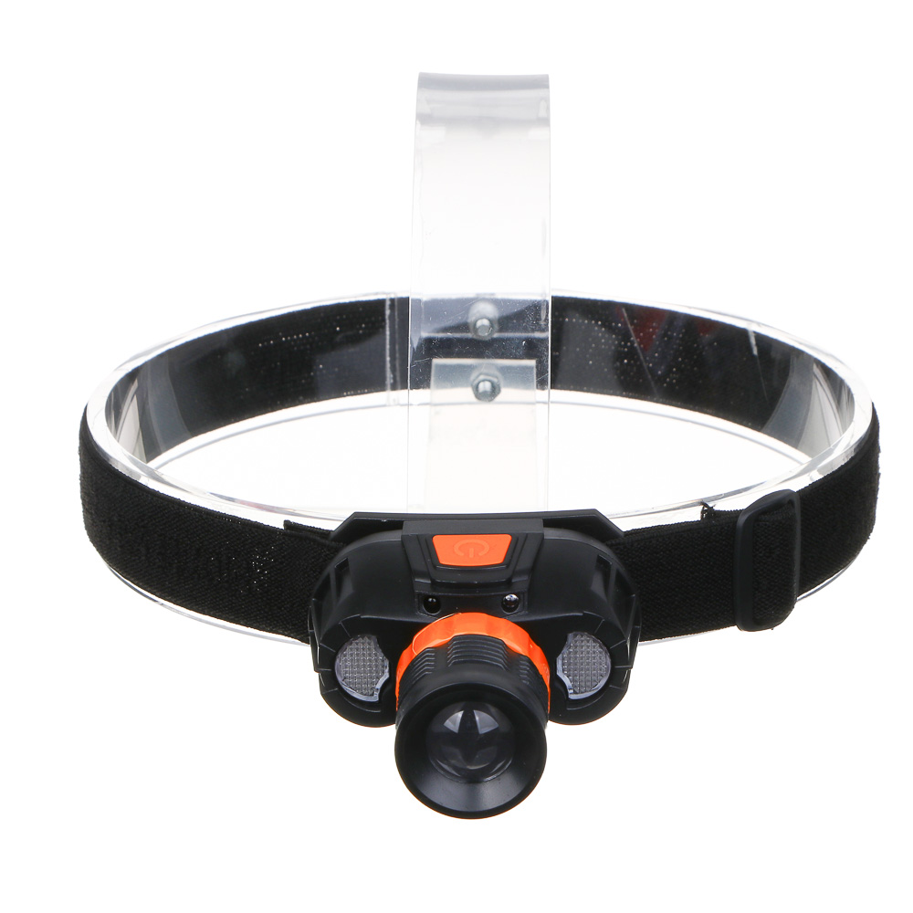 ЕРМАК Фонарь налобный, LED+COB, 6 режимов, 800мАч, Type-C, 73х70х36 мм, пластик, красный свет - #2