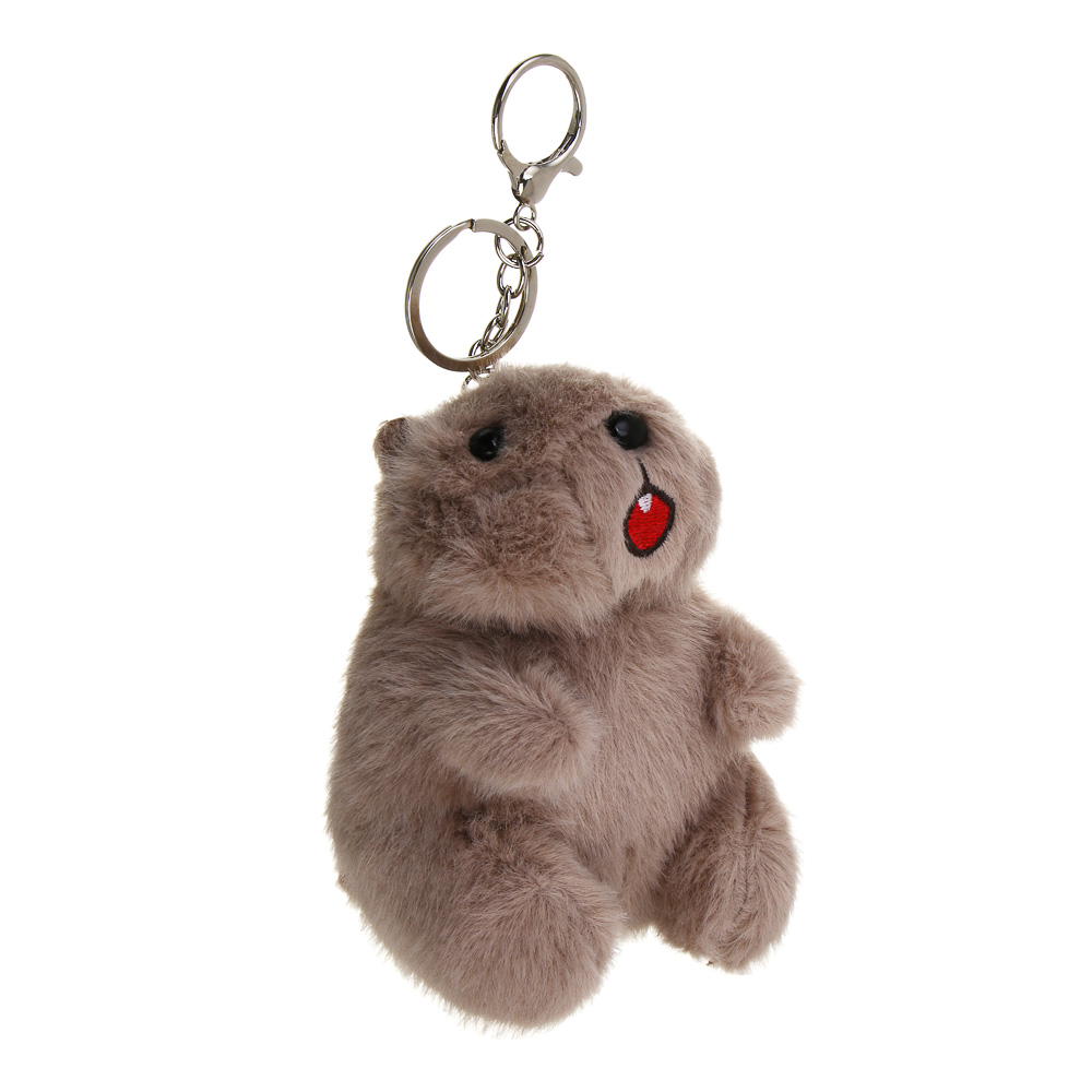 ИГРОЛЕНД Игрушка мягкая "Орущий суслик" с подвесом, 12 см, звук, 3xLR44, полиэстер, 2 дизайна - #2